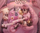 感情が伝わる少年少女の一枚絵を描きます 高クオリティ！追加料金一切なし！最短3日納品！ イメージ3
