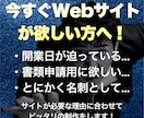 知識ゼロでもOK！「即戦力サイト」をプロが作ります 開業、申請、信用獲得...あなたの「緊急事態」に即対応します イメージ2
