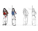 商用OK！おしゃれで繊細な線画イラスト制作します SNS・広告・雑誌向けも対応！ イメージ3