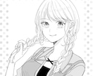 少女漫画家がモノクロイラスト描きます アイコンやヘッダー、動画サムネイルにいかがでしょうか？ イメージ6