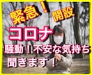 先が見えないコロナ騒動！不安な気持ち聞きます コロナのダメージから少しでも気持ちを明るくするお手伝いします イメージ1