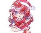 SD(デフォルメ)キャラ作成します Vtuberさんのグッズや配信に！ イメージ3