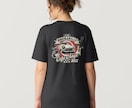 アメリカン/ビンテージ/キャラ/Tシャツ制作します イラストの力で心に届くデザイン イメージ2