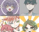 シンプルでぱっと目を引くアイコン作成します 可愛いからかっこいいまで！印象的なアイコンを作成します！ イメージ1