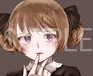 キラキラ宝石のような瞳の女の子描きます あなたのご希望の可愛い女の子描きます イメージ1