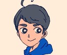 かわいい女の子男の子のイラスト描きます ブログのアイコンやちょっとした場面にイラストが必要な方に イメージ2