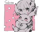 お洒落なモノトーン！アイコン／カット描きます 【SNSプロフや挿絵など♪】白黒イラスト制作プラン！ イメージ2