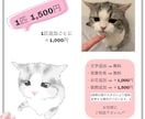あなたの大切なペットのイラストを可愛く描きます アイコン プレゼント 等にどうぞ ❀.*･ﾟ イメージ1