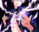 一枚絵 アイコン キャラクターなどを製作いたします 幅広いイラスト調で描かせていただきます。 イメージ5