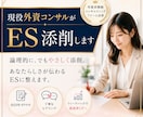 現役外資コンサルタントがES添削します 提出いただいたESをもとに添削しサンプルESを提案します イメージ1