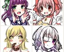 イラストかきます SNSのアイコン等に(⑉• •⑉)❤︎ イメージ4
