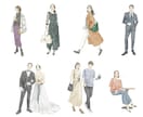 垢抜け/こなれ感♪ファッションイラスト制作ます 【広告/Web/雑誌◎】見た人がときめくようなコンテンツに！ イメージ2