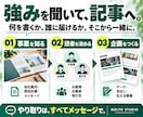 マーケ15年｜企業noteの企画・執筆を代行します コピー14年×デザイン12年｜事業の強みを記事と画像へ イメージ3