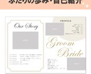 結婚式のパンフレットテンプレートを提供します パワポで入力するだけ！簡単お得にDIYできちゃいます(^^♪ イメージ5