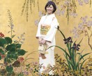 写真の背景をかえます 日本画の中にいるような画像をつくります イメージ1