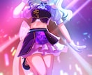 ボカロ歌みたオリジナル曲のイラストとMVを作ります 星空や綺麗な景色を活かした動画です！髪揺らしや3DCGも！ イメージ12
