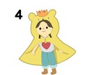 アイコンにオススメな似顔絵を描きます ①〜⑧までの絵柄から自由に選べる！ イメージ5