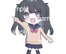 儚げで可愛い女の子イラスト描きます キラキラで儚い女の子のSNSアイコンやイラストを作成します イメージ3