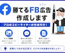勝てるFB広告を作成します プロのコピーライターが反応率の出るFB広告を作成代行！ イメージ1
