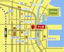 住所のみでOK!プロ品質の案内地図を作成します HP掲載から印刷まで幅広い用途に対応できるスタンダード地図 イメージ2