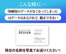 現在お持ちの名刺のデータ作成します 紛失してしまった名刺データや修正に対応しています！ イメージ2