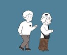 ゆるっとした似顔絵を描きます 写真を参考に2日前後で作成します！ イメージ1