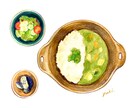 ほっこりかわいい食べ物のイラスト描きます お店のメニューやグッズ、記事の挿絵などに！ イメージ6