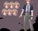 キャラクターの立ち絵を制作します 配信活動や創作キャラ、SNS用素材等で立ち絵が必要な方へ イメージ7
