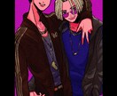エモくて目を惹くイラスト描きます かっこいいイラストからかわいいデフォルメまでなんでも！ イメージ2
