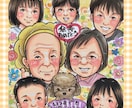 初依頼歓迎★優しい雰囲気の似顔絵オーダー承ります 初めてでも安心【記念日など家族への贈り物に】修正対応可能 イメージ8