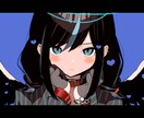 歌ってみたのサムネイル/1枚絵描きます 納期割と早いと思います。文字入れに関してはご相談ください。 イメージ1