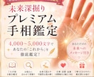 プレミアム手相鑑定｜未来とお悩み深掘り致します 今後の未来と現在のお悩み深掘りプレミアム手相鑑定 イメージ1