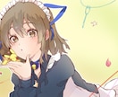スピード納品！歌ってみた動画のイラストを制作します VTuber様や歌い手様大歓迎！可愛い絵柄が得意です◎ イメージ3