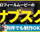 何件も依頼し放題！プロフィールムービーを作成します 種類豊富！式場で販売出来るプロフィールムービーを制作します！ イメージ1