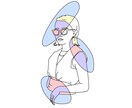 アイコンや背景に使えるイラストを写真を元に描きます お洒落なアイコンにしたい方にオススメ！ イメージ2