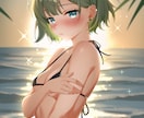 １枚絵描きます 可愛い女の子のイラスト描きます イメージ8