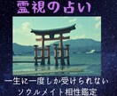 ソウルメイト相性診断占いスピリチュアルみます 運命の人との出会いのチャンス！ソウルメイト本当の相手鑑定 イメージ1