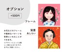 即対応！ほんのり似てて親しみやすい似顔絵描きます 最短翌日納品。アイコンや、メッセージを入れて大切な方へ。 イメージ4
