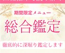 期間限定・総合運勢鑑定　人生の悩みなんでも占います 仕事運・恋愛・人間関係｜四柱推命で深く寄り添う総合鑑定 イメージ1