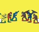 ポップなテイストでなんでも描きます 職業のイラスト〇〇風に書いて欲しい！等！ イメージ1