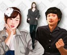 プレゼント・サプライズにもご利用いただけます あなたの目的にピッタリのイ似顔絵イラストを♪ イメージ1
