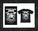 メタル/ダークアートのTシャツデザインします バンドTシャツは勿論、他の用途でもご使用いただけます イメージ4