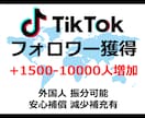 TikTokのフォロワーを増加させます ティックトックのフォロワー1500-10000人獲得 イメージ1