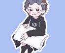 ポップでかわいいアイコン、似顔絵お描きします 各種SNSのアイコンやヘッダー等、用途にあわせて制作します◎ イメージ2