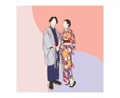 写真をお洒落なイラストにします 線画、モノクロ、カラー 等自由にお選びいただけます イメージ10