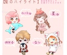 かわいいミニキャラの全身イラスト描きます 商用利用,グッズ化OK！自分のオリキャラをグッズ化したい方へ イメージ5