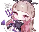 商用利用可！ご希望のSDイラスト作成します キラキラ塗り、彩度控えめ、雰囲気お気軽にご相談下さい！ イメージ3