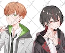かわいい女の子や男の子を描きます シンプルなものからポップなもの、お顔アップや立ち絵など！ イメージ7