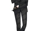 表情/眼鏡差分計１０枚！黒スーツ男子販売します おひとり様へ売り切り！TRPG等個人使用でお使いください！ イメージ3