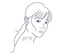 最短当日仕上げ、シンプルな似顔絵を描きます 3色だけ使うシンプルなデザインです イメージ1